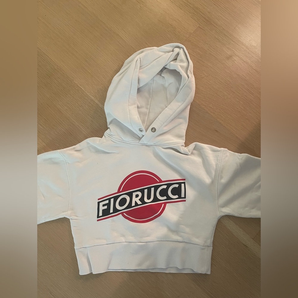 FIORUCCI MARTINI LOGO CROPPED SWEATSHIRT